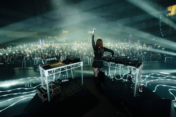 Ninajirachi performing live on stage